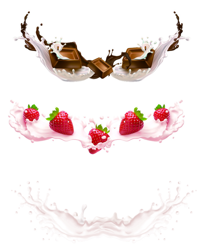 奶花 奶 水果 巧克力