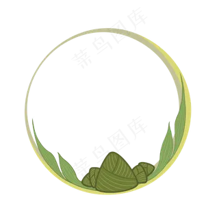 端午节边框免抠图片 