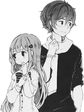 男孩女孩素材卡通情侣