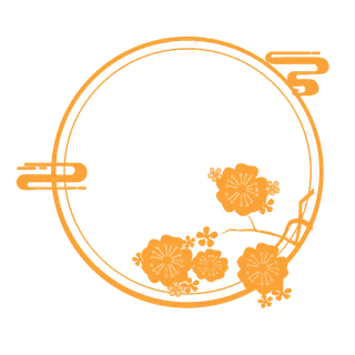 中国风中式传统祥云图案国潮古风边框云纹装饰元素PNG免抠素材图