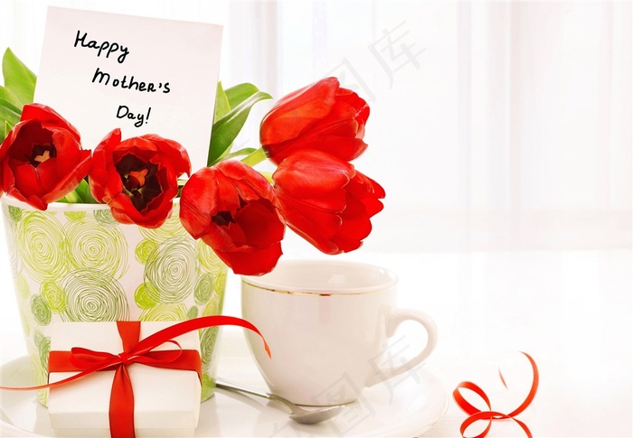 母亲节鲜花郁金香图片