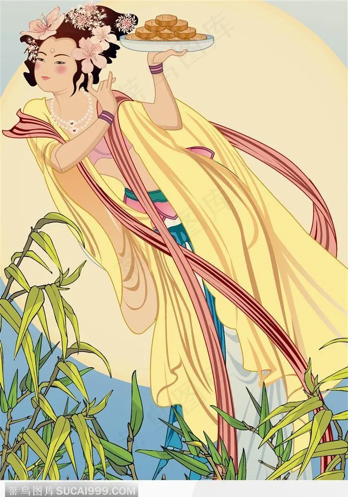 月亮旁的嫦娥