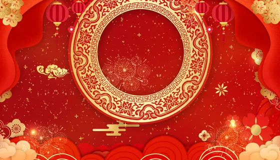 设计新年2022背景