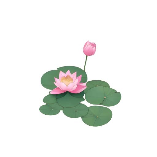 荷花莲花免抠