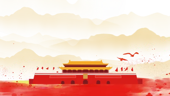 *建军节建党国庆节党建元素图片 卡通手绘PNG透明免扣PS素材