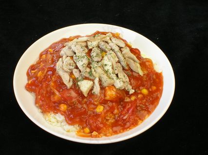 0708鸡肉西红柿炒饭