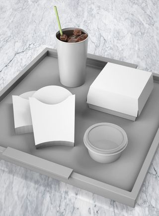 VI样机餐桌盘贴图