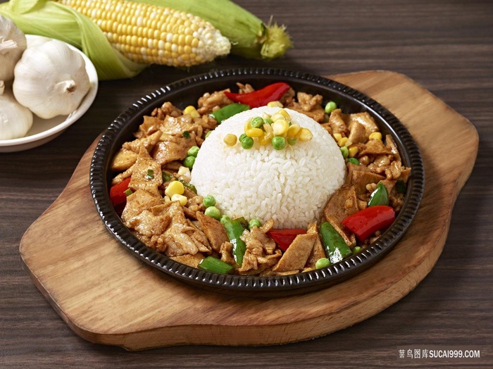 中国美食铁板饭