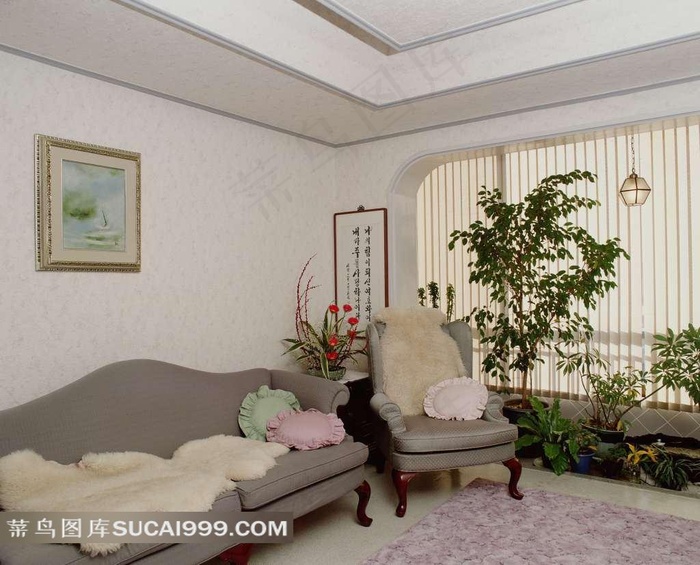 客厅的精美沙发