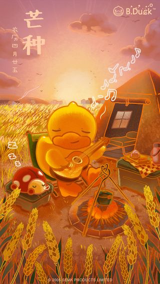 B.Duck插画-芒种