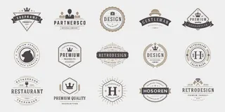 设计勋章标志素材