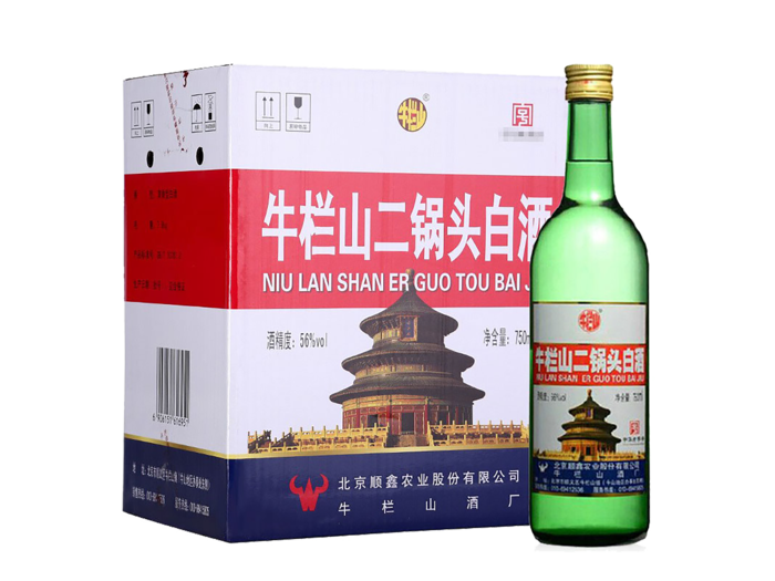 超市商品清晰大图免抠实物摄影png格式图片透明底品牌白酒牛栏山(1)