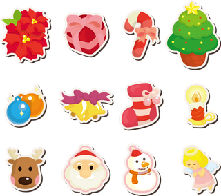 圣诞节元素装扮