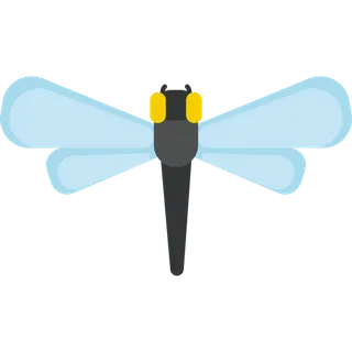 蜻蜓简笔画元素