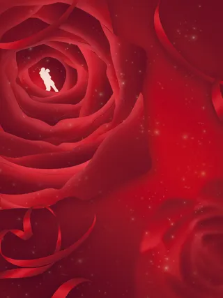 2.14情人节浪漫海报PSD模板