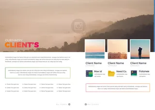 画册版式设计PSD模板