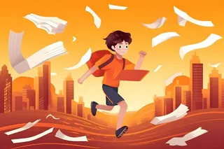 考试复习冲刺时间学生天空背景