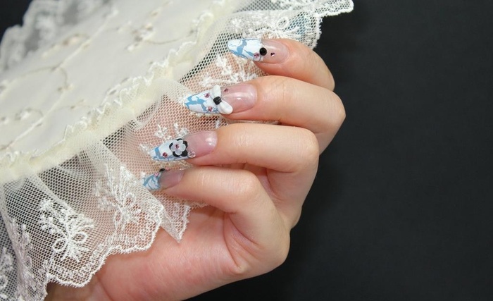 时尚美甲手模图片