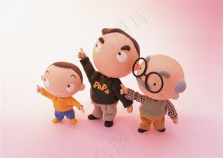 卡通娃娃素材图片