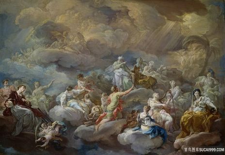 天使唯美高清油画