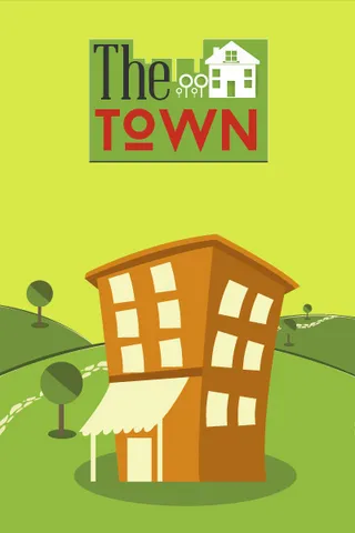 街道建筑矢量扁平插画