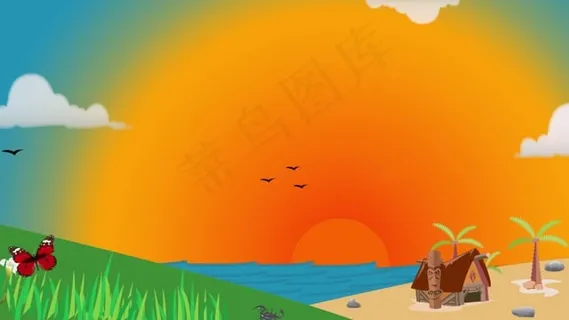 太阳, 日落, 天空, 自然, 海滩, 夏天, 景观, 椰子