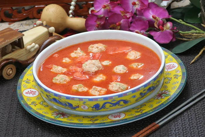 蕃茄凉瓜丸子  22元 (4)