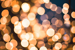 金色闪光光晕光圈背景