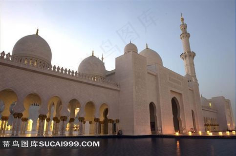 迪拜的阿拉伯风格建筑