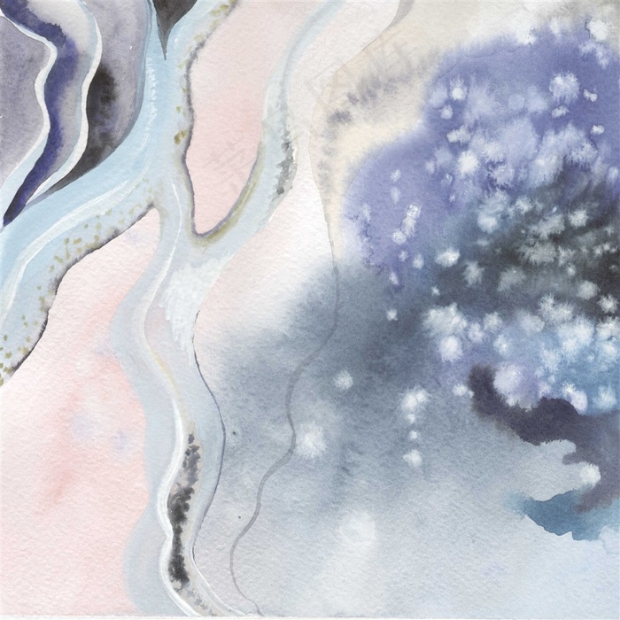 水彩绘画背景高清图片