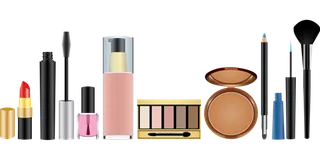 化妆品  矢量图形    