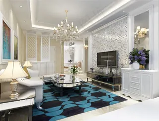 后现代主义客厅效果图