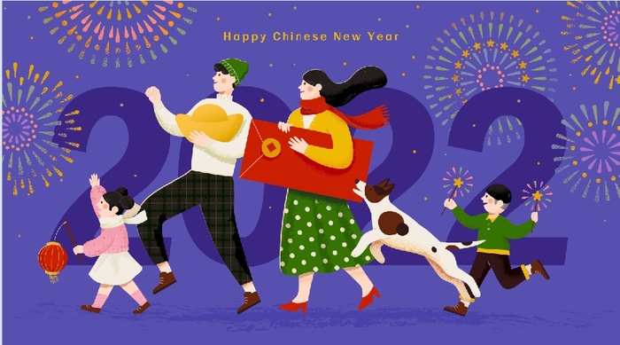 新年j家庭背景风景eps,ai矢量模版下载