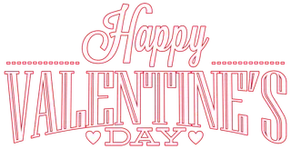 粉色情人节标签