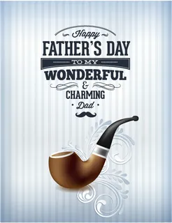 父亲节英文艺术字