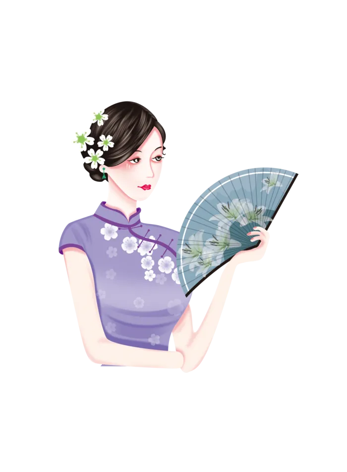 传统旗袍美女 (176)