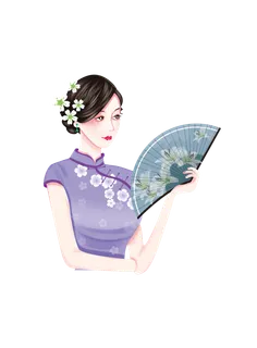 传统旗袍美女 (176)