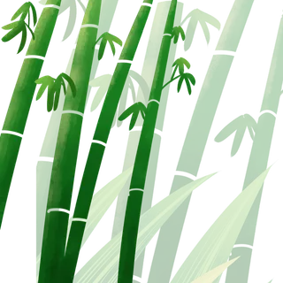 竹子水墨画中国风国画墨水书法竹子画