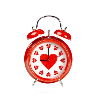 爱心闹钟卡通