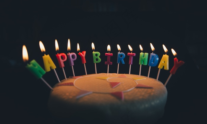 生日, 蛋糕, 蜡烛, 生日蜡烛 火焰 食物 生日快乐 糕点
