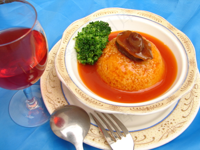 粤菜3385鲍鱼捞小米饭