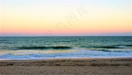 海滩日落美景图片 海滩日落美景图片