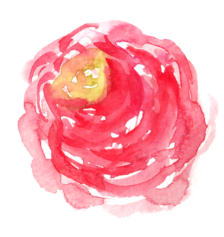 唯美森系手绘水彩花朵 免抠