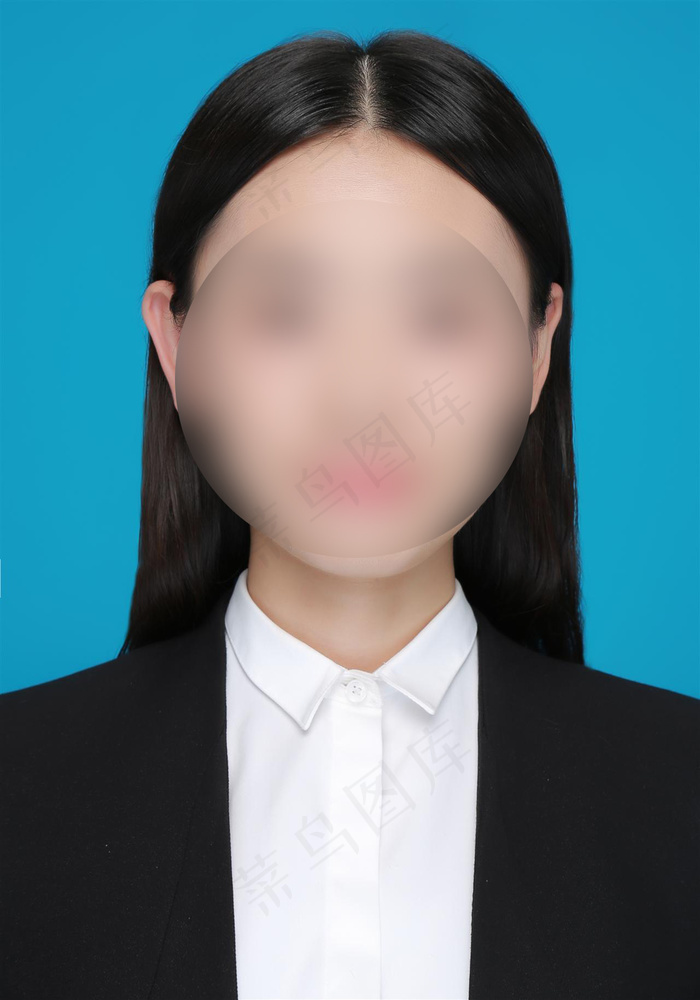 西装模板  女生西装 寸照模板 西装 证件照 西服 免抠