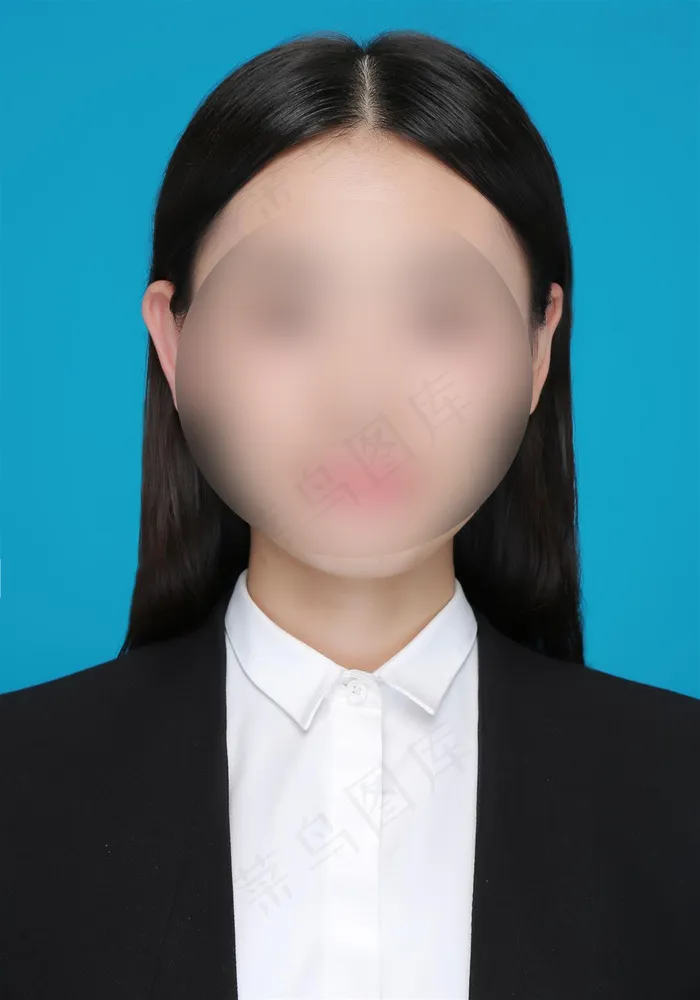 西装模板  女生西装 寸照模板 西装 证件照 西服 免抠psd模版下载