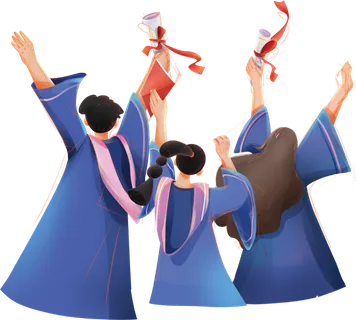 毕业人物元素 毕业人物元素