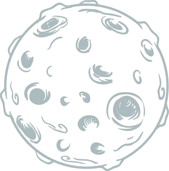 月亮月球圆月月相变化弯洁白月高清图片元素PNG免扣PS设计素材