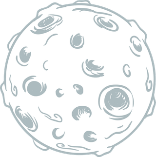 月亮月球圆月月相变化弯洁白月高清图片元素PNG免扣PS设计素材