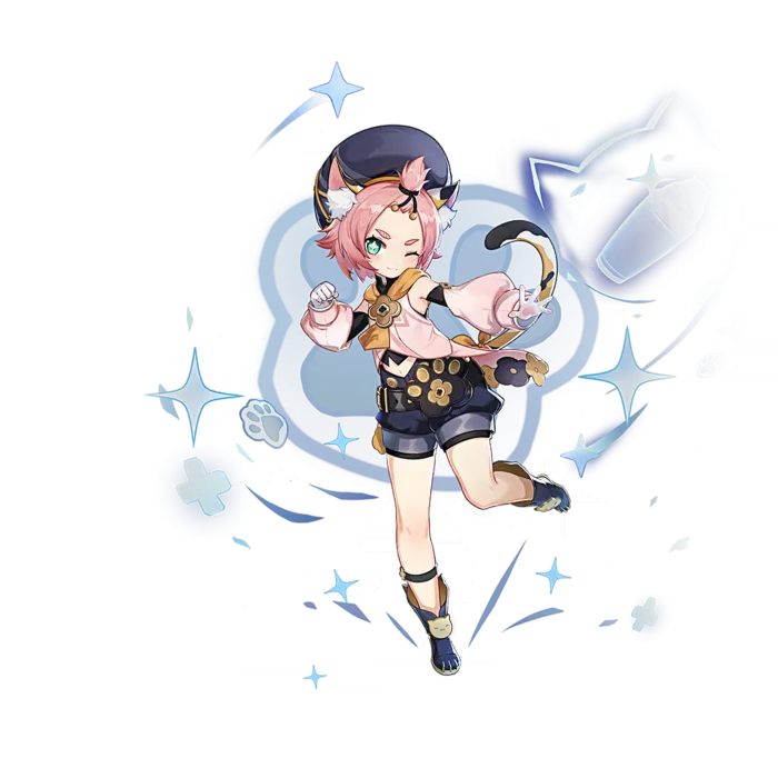 原神迪奥娜卡通免扣素材