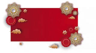 中式古典国潮来袭海报展板宣传背景图PSD设计PS模板素材